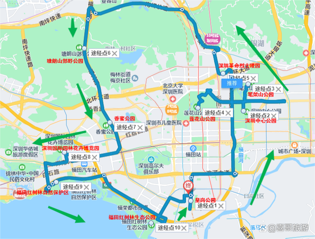 广东深圳市福田区值得游玩的旅游景点有哪些？自驾游有什么攻略？-
