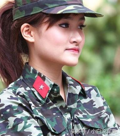 越南女兵太漂亮:看得兴奋一波接一波
