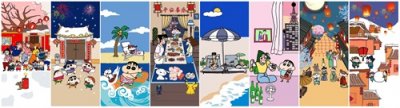 ​蜡笔小新壁纸丨我叫野原新之助，今年5岁