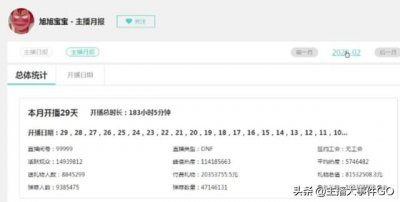 ​DNF：网友晒出旭旭宝宝数据流水，月收入8千万成亮点