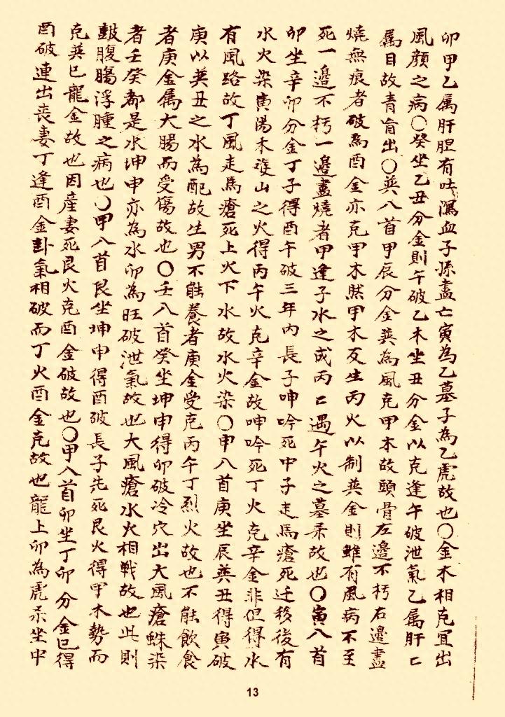 风水类古本口诀《分金论》