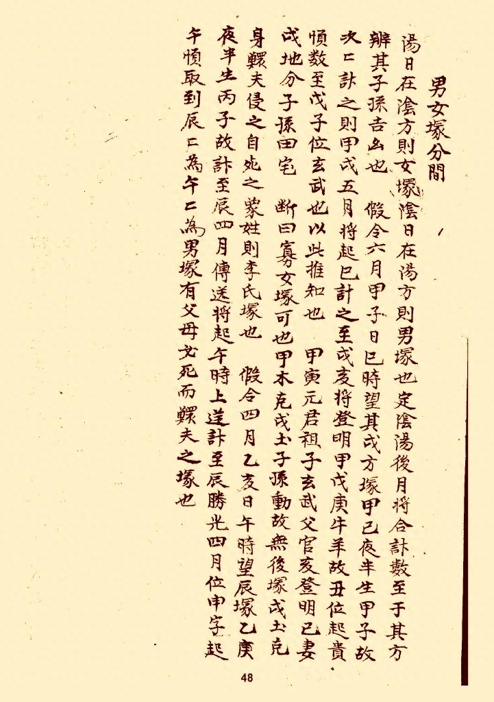 风水类古本口诀《分金论》