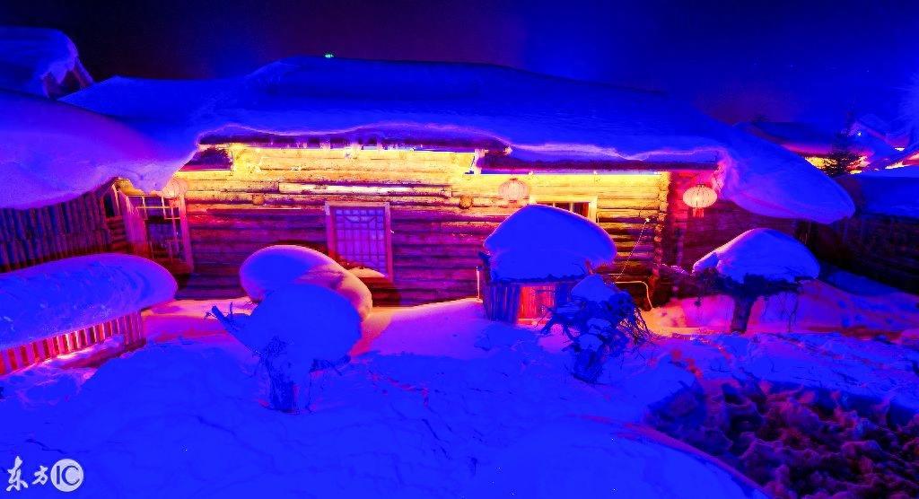 中国雪乡，牡丹江西南部海林市