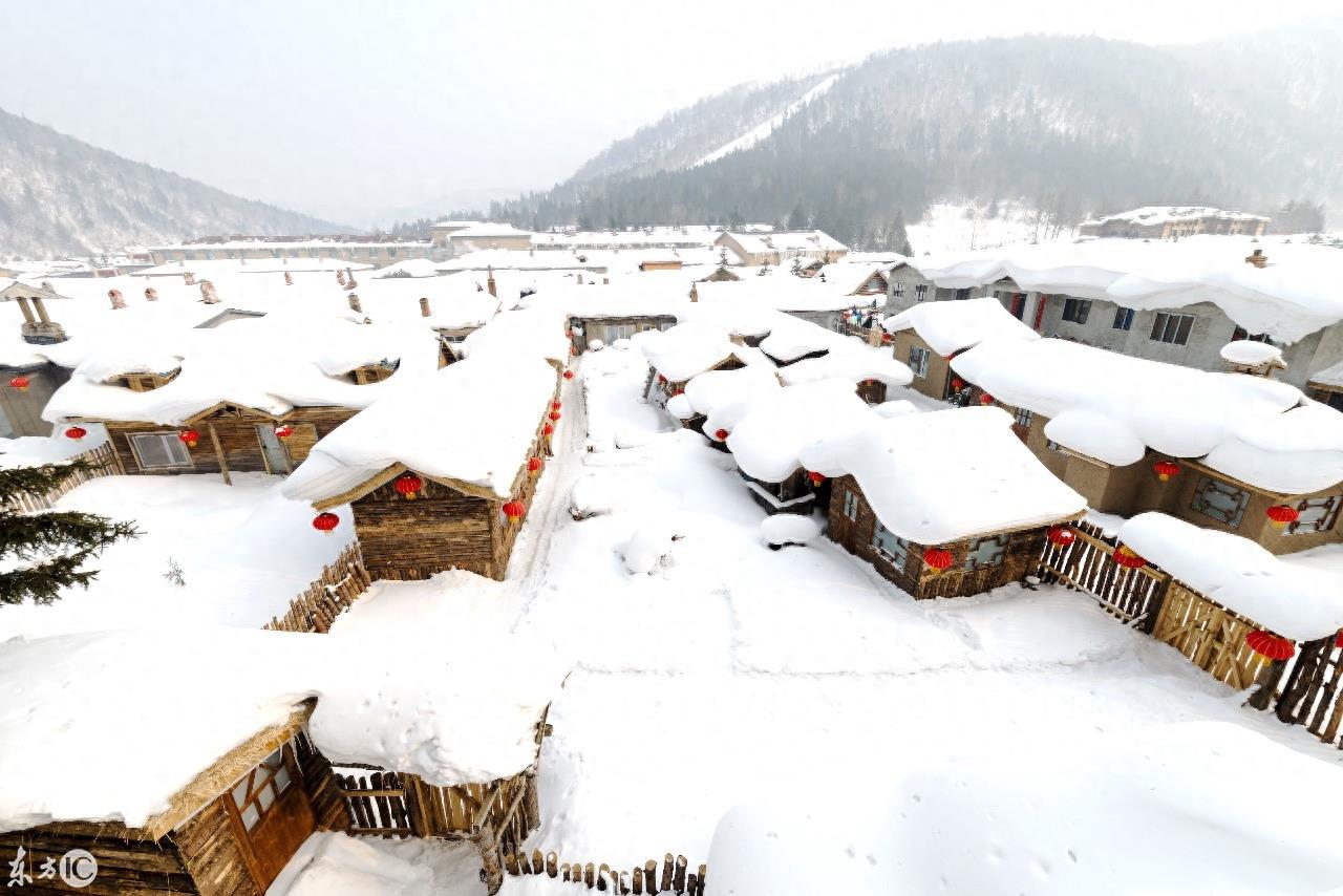 中国雪乡，牡丹江西南部海林市