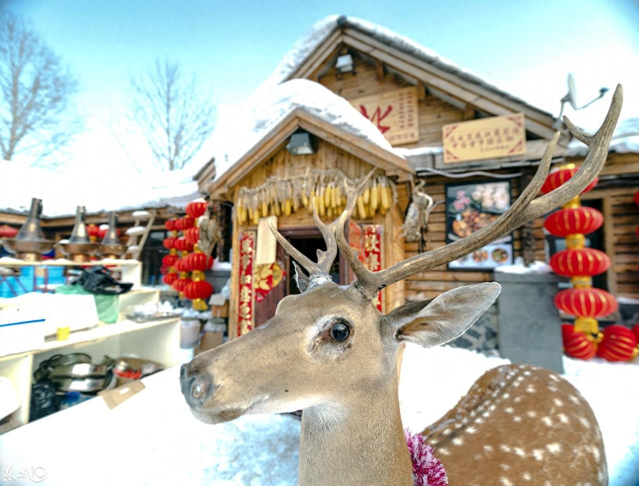 中国雪乡，牡丹江西南部海林市