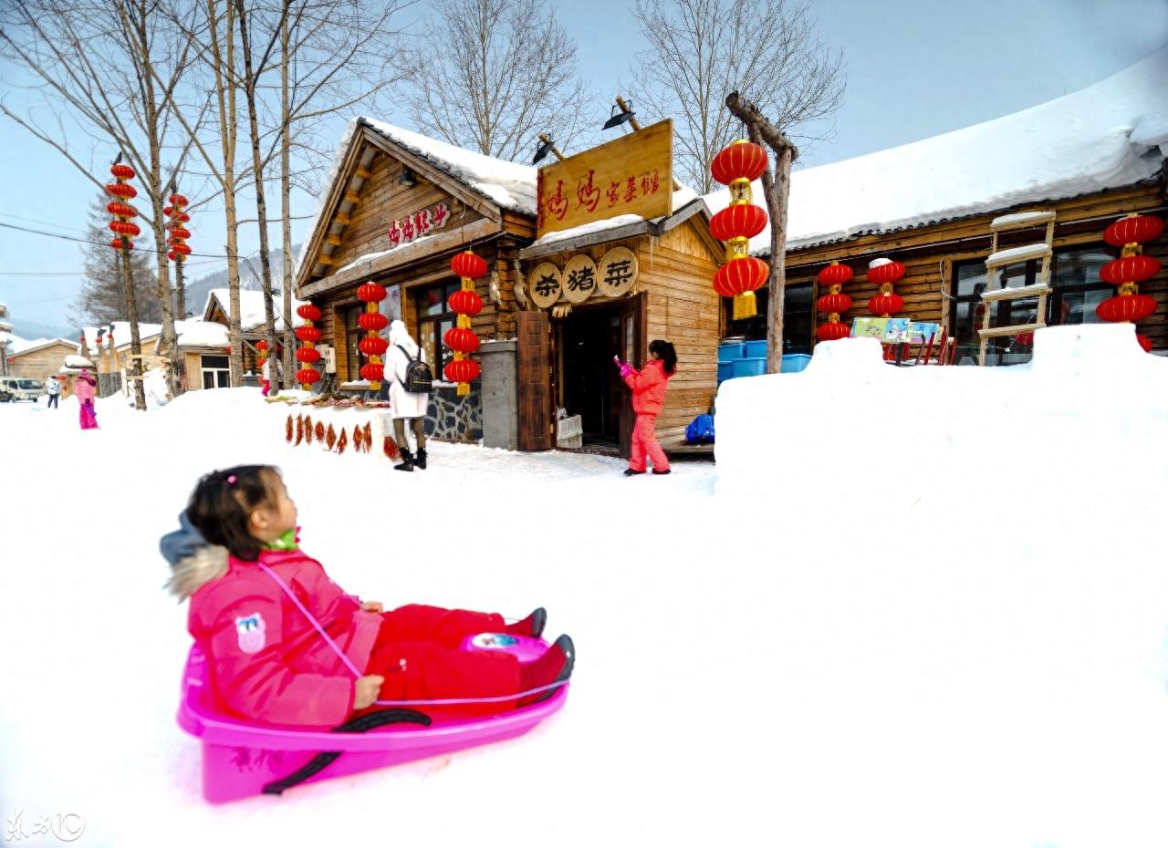 中国雪乡，牡丹江西南部海林市