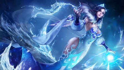 ​王者荣耀：甄姬原画壁纸大全，冰雪圆舞曲，花好人间，游园惊梦