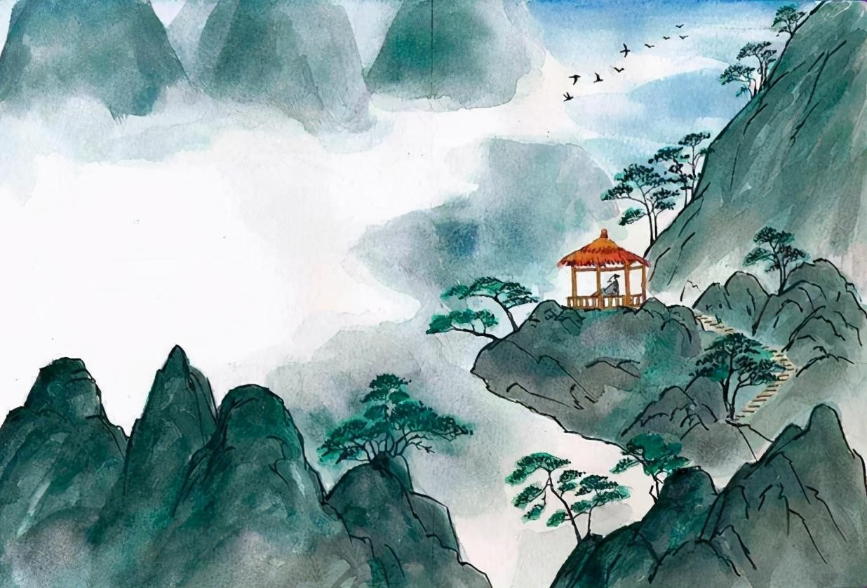 李白的独坐敬亭山的诗意是什么（独坐敬亭山是一首什么诗）