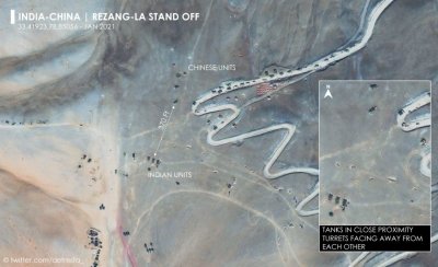 ​中印坦克近距离对峙旧照流出 印度只要敢开火 分分钟就被团灭