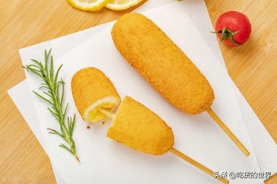 ​芝士热狗棒拉丝！冷冻香肠裹马苏里拉，空气炸锅180℃爆浆不滴油
