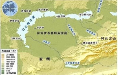 ​巴尔喀什湖：中亚草原与沙漠中延伸600千米的大湖……