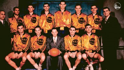 ​1947年的今天，勇士夺得了NBA历史上第一个总冠军