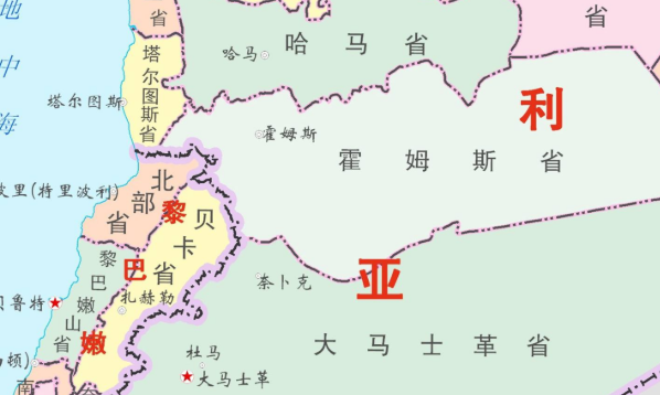 黎巴嫩在哪个洲挨着哪个国家,黎巴嫩在什么地方是哪个国家图1