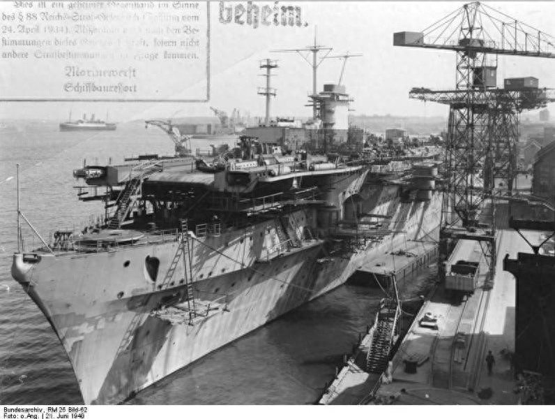 齐柏林号航母——难得一见其真容