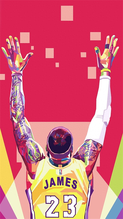 分享勒布朗詹姆斯高清手机壁纸1080×1920 喜欢可直接下载使用