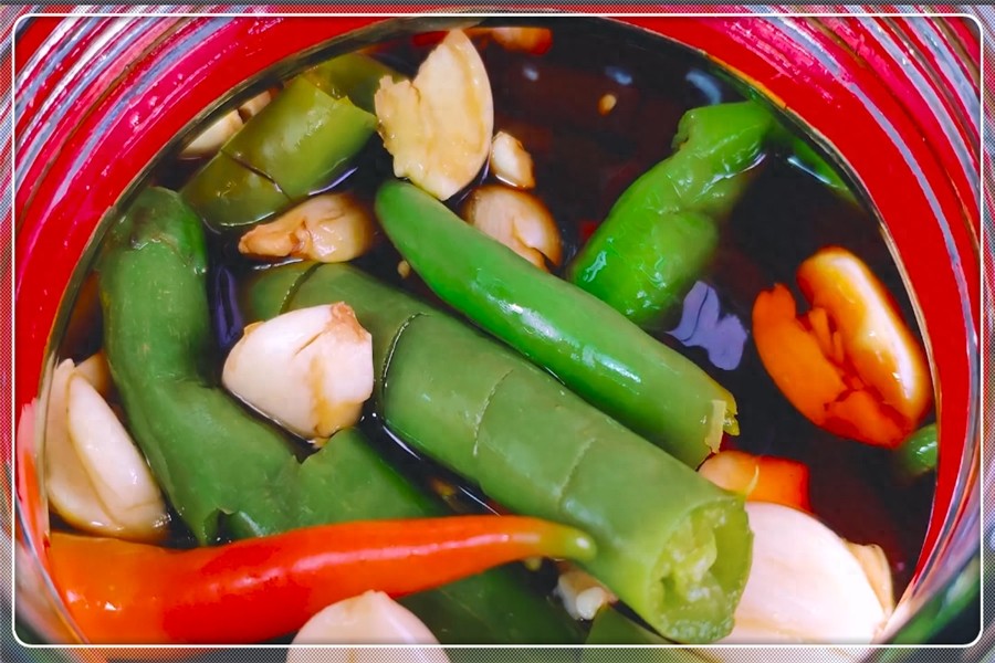 腌辣椒秘制做法,香辣可口,做法非常简单