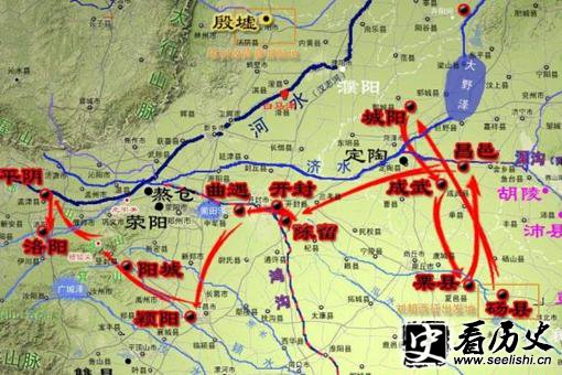 历史上河南之战爆发的原因是什么?河南之战结果是怎样的?