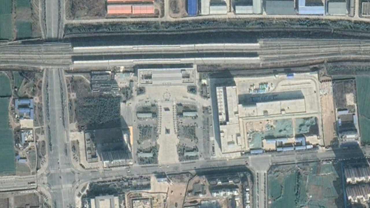 航拍动车D2656次（兰州西-西安北）各车站，途经通渭、咸阳