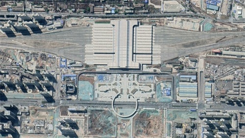 航拍动车D2656次（兰州西-西安北）各车站，途经通渭、咸阳